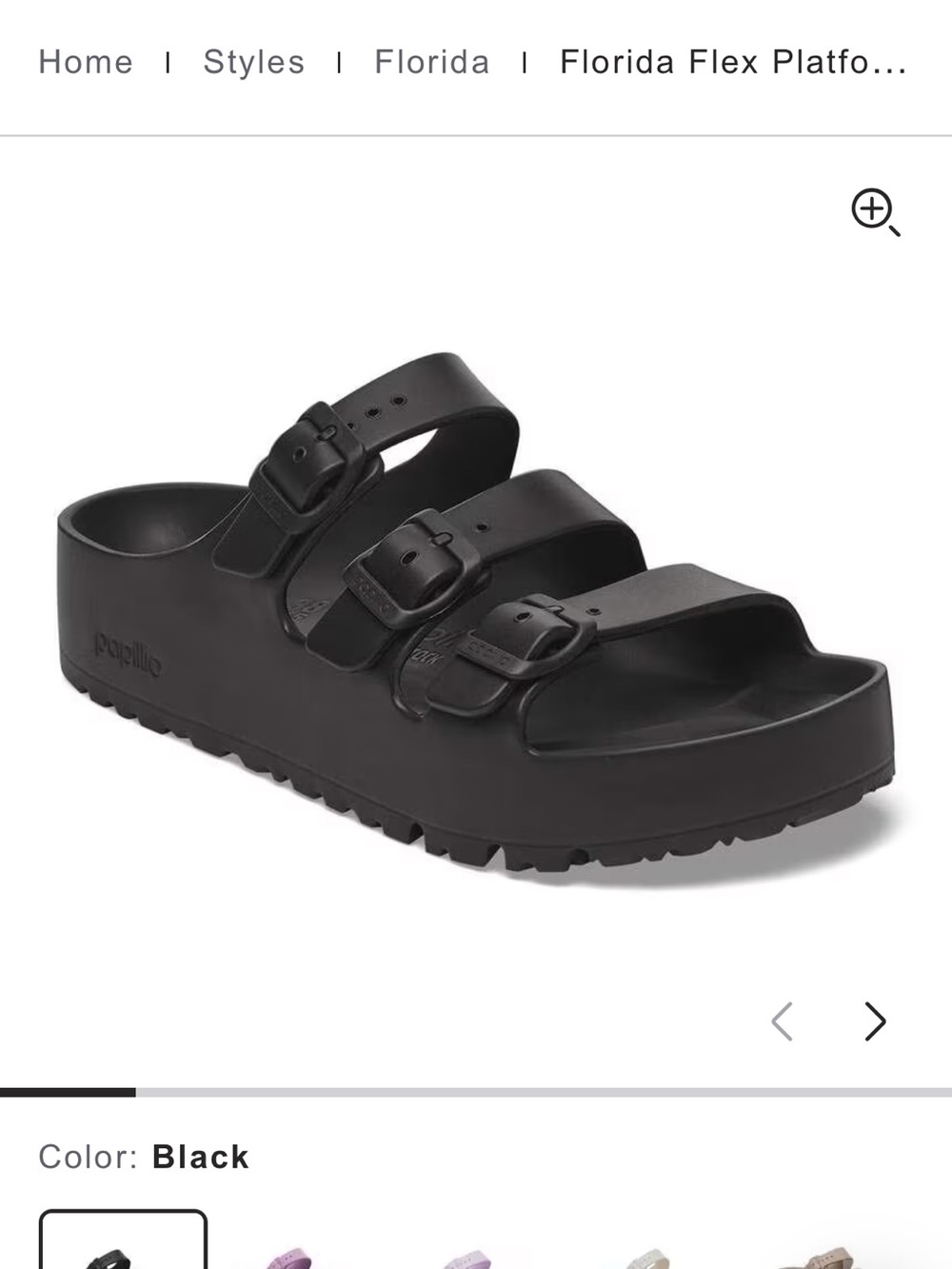 Birkenstock Papillio Florida Eva platform